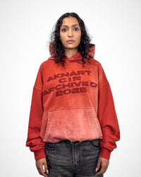 Aknart Gallery Archive Hoodie Red